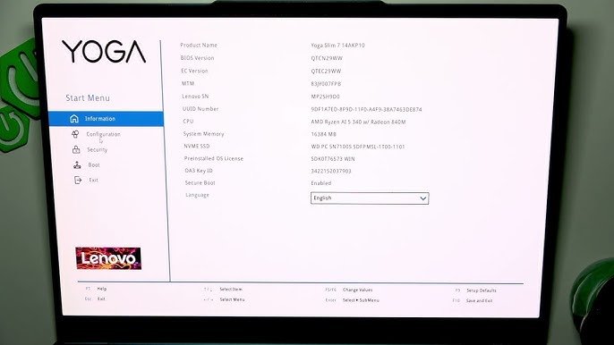 Lenovo Yoga Slim 7 Pro BIOS Update Jaipur